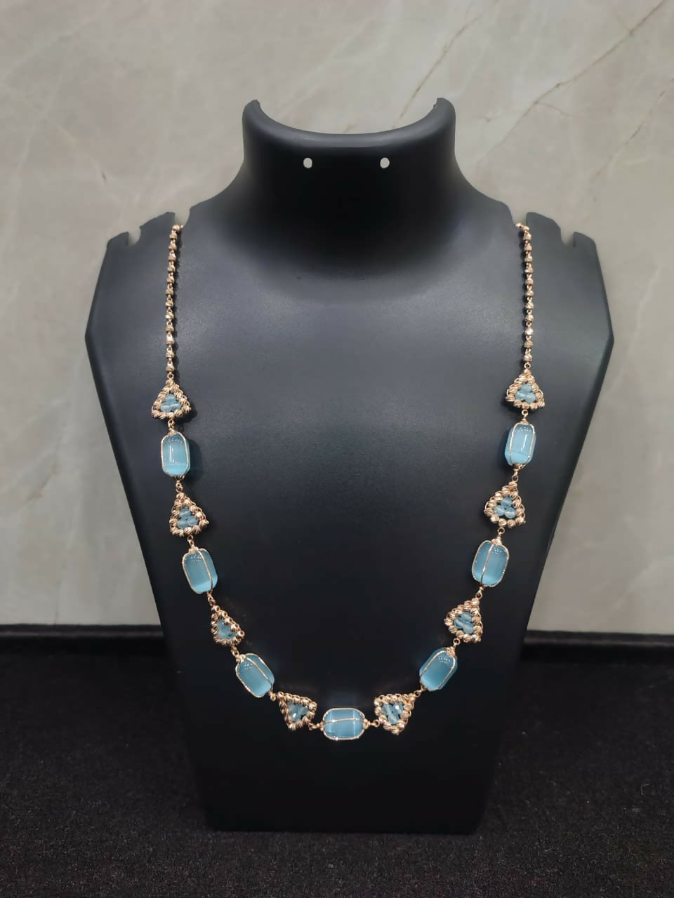 18kt Beads Mala Sarafa Bazar India