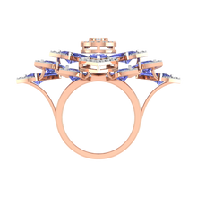 Elegant 14K Gold Natural Diamond Ring for Women Sarafa Bazar India