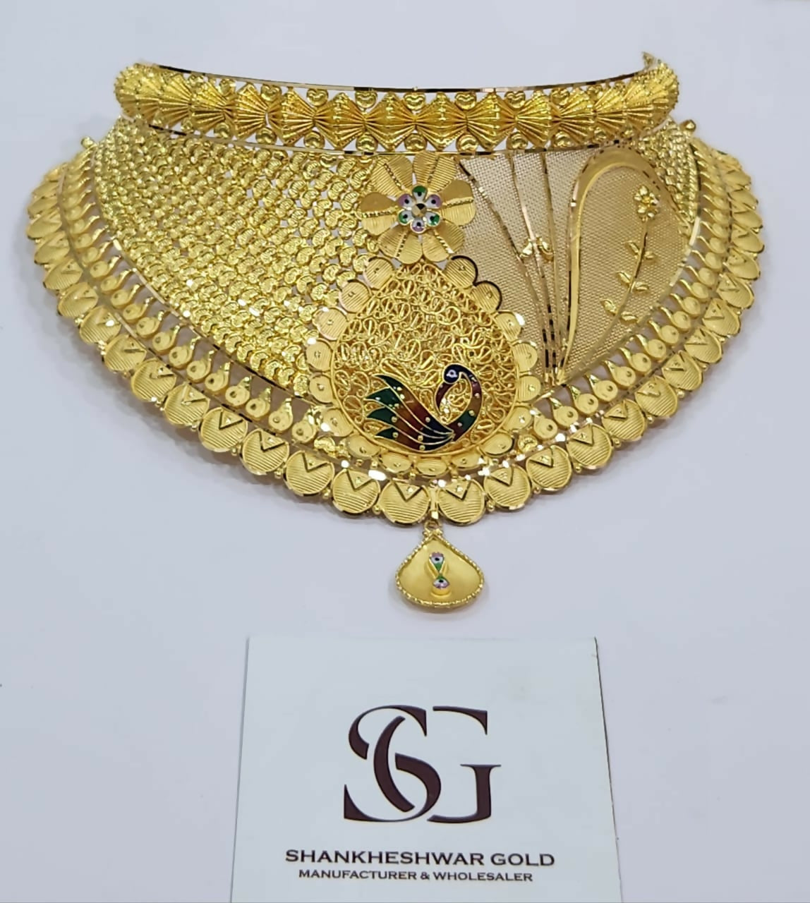 Gold Choker Sarafa Bazar India