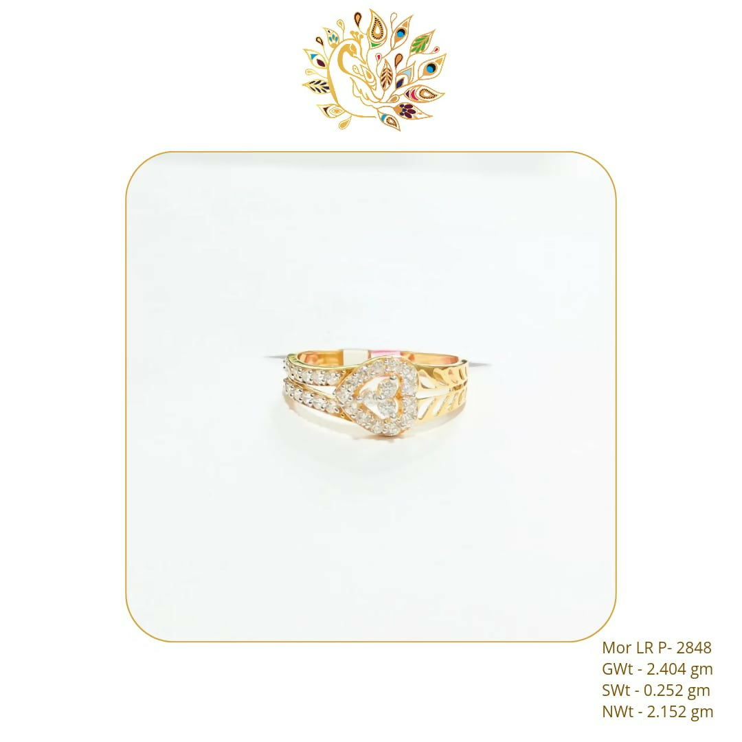 22kt Mor CZ Stoneless Ladies Ring 11