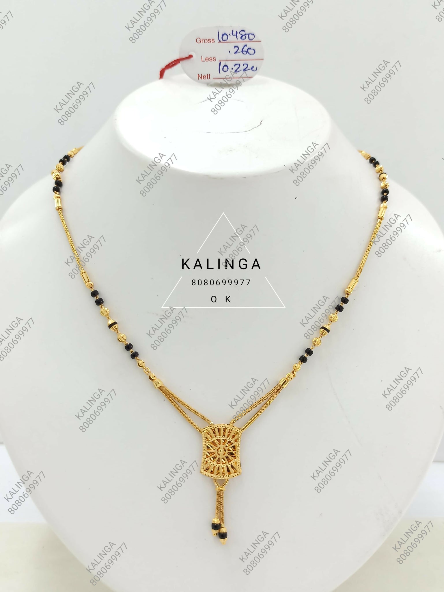 Fancy Gold Mangalsutra Sarafa Bazar India