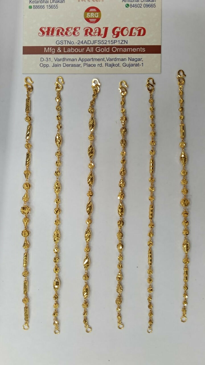 Gold Ladies Bracelets Sarafa Bazar India