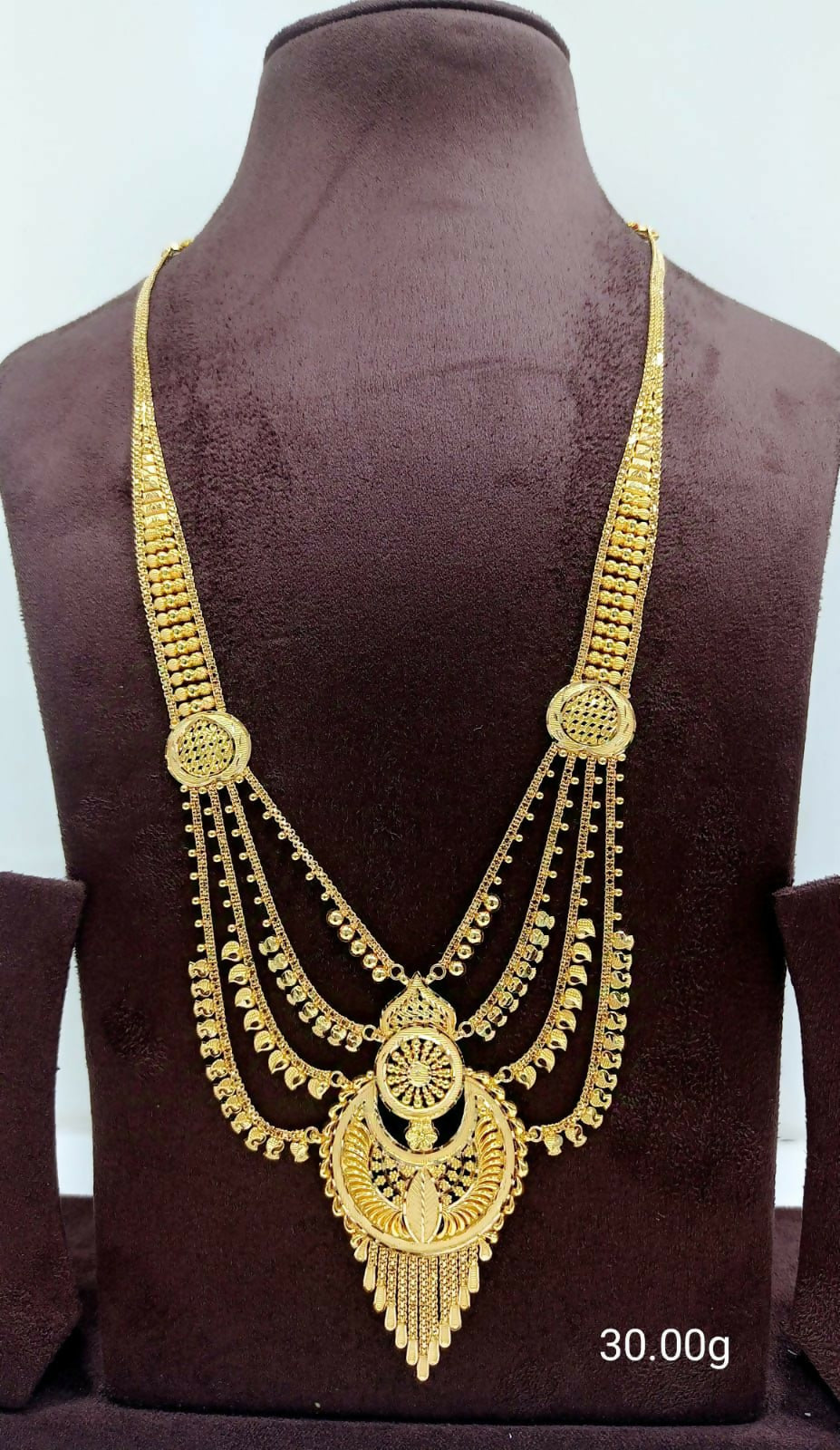 Gold Long Set Sarafa Bazar India