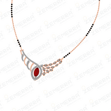 Timeless 14K Diamond Mangalsutra Necklace Sarafa Bazar India