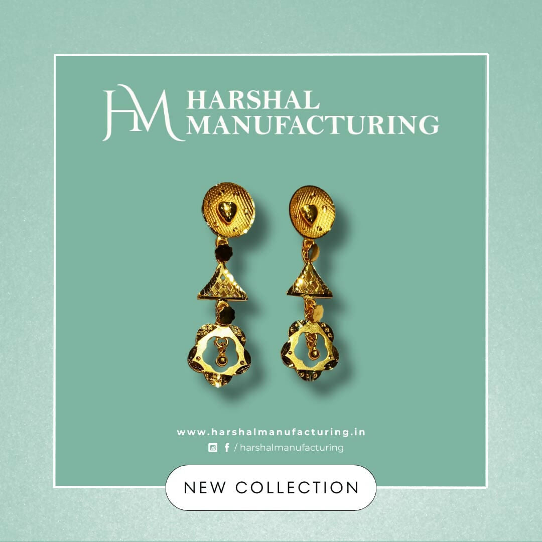 Gold Earrings Sarafa Bazar India