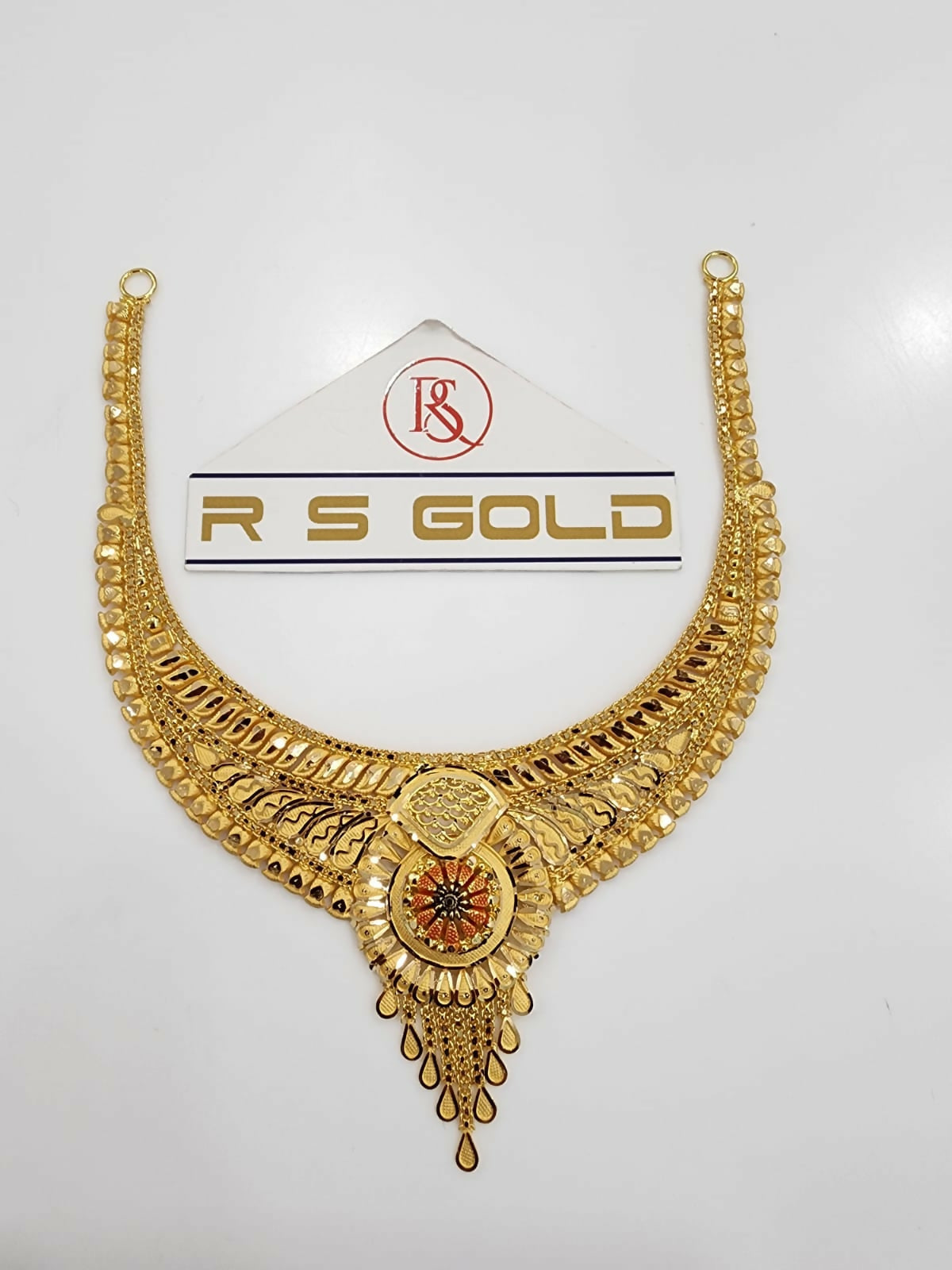 Gold Necklace Sarafa Bazar India