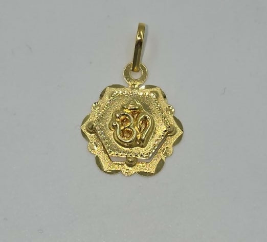 Gold Pendant Sarafa Bazar India