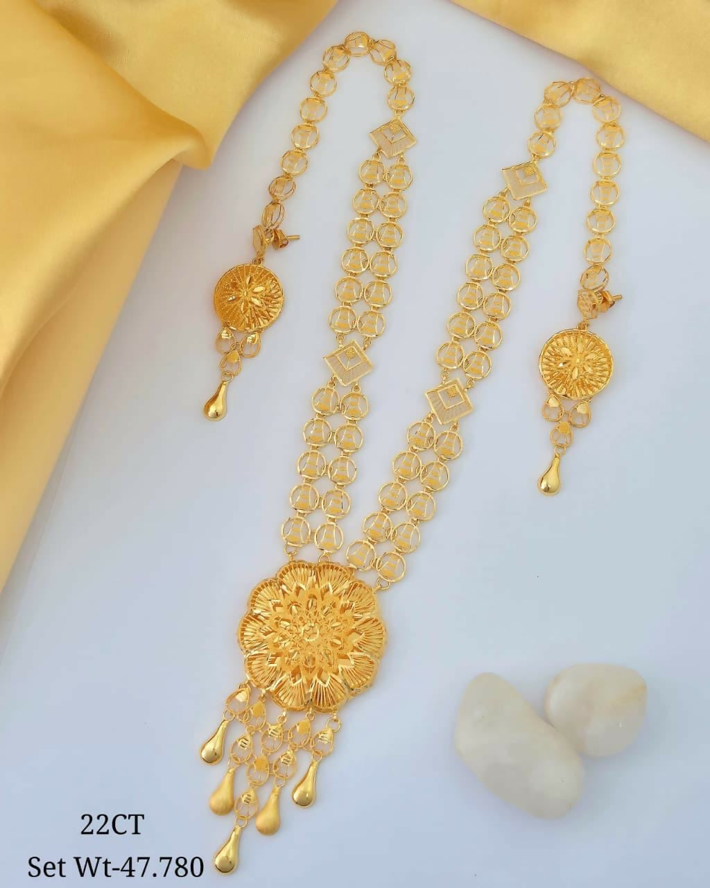 22kt Turkey Long Set Sarafa Bazar India