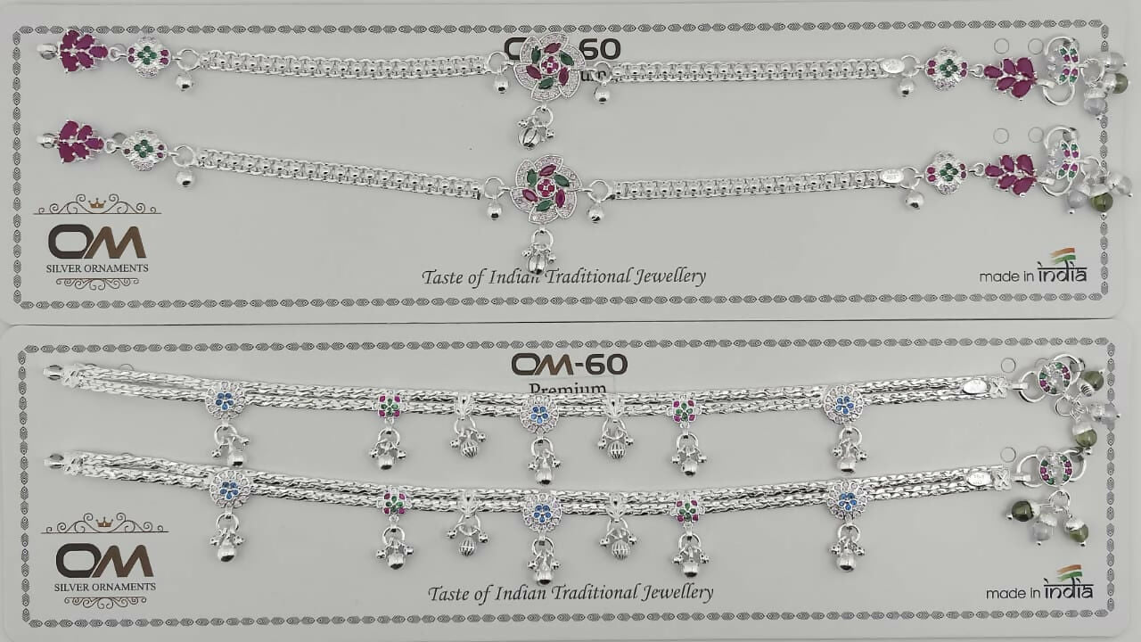 Silver Micro Payal Sarafa Bazar India