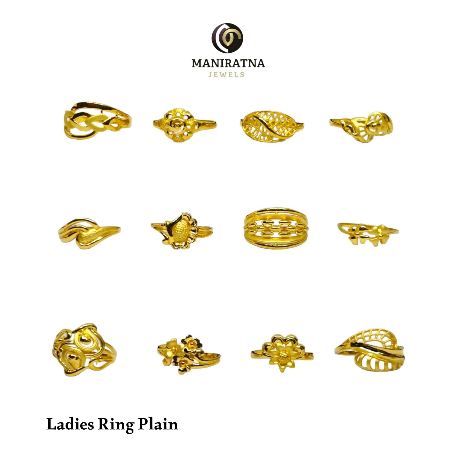 Ladies Ring Plain Sarafa Bazar India