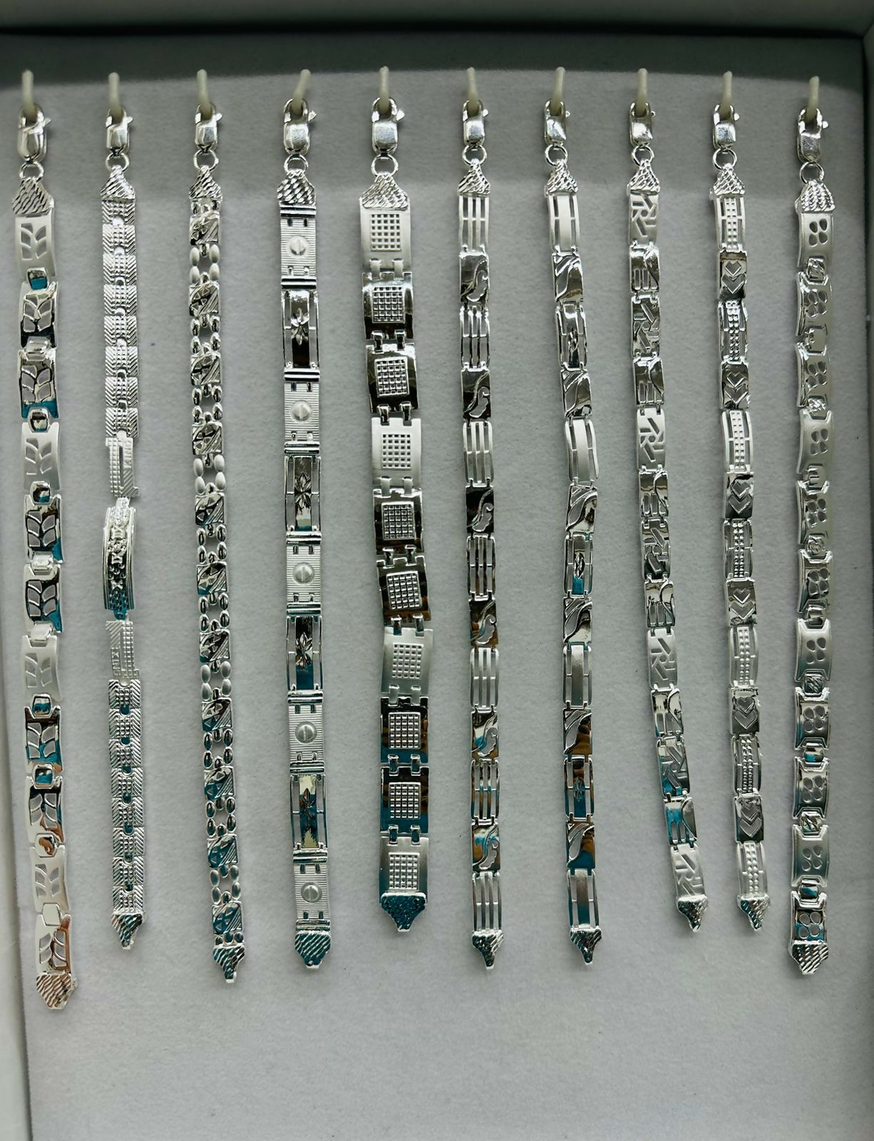 925 Silver Gents Bracelets Sarafa Bazar India