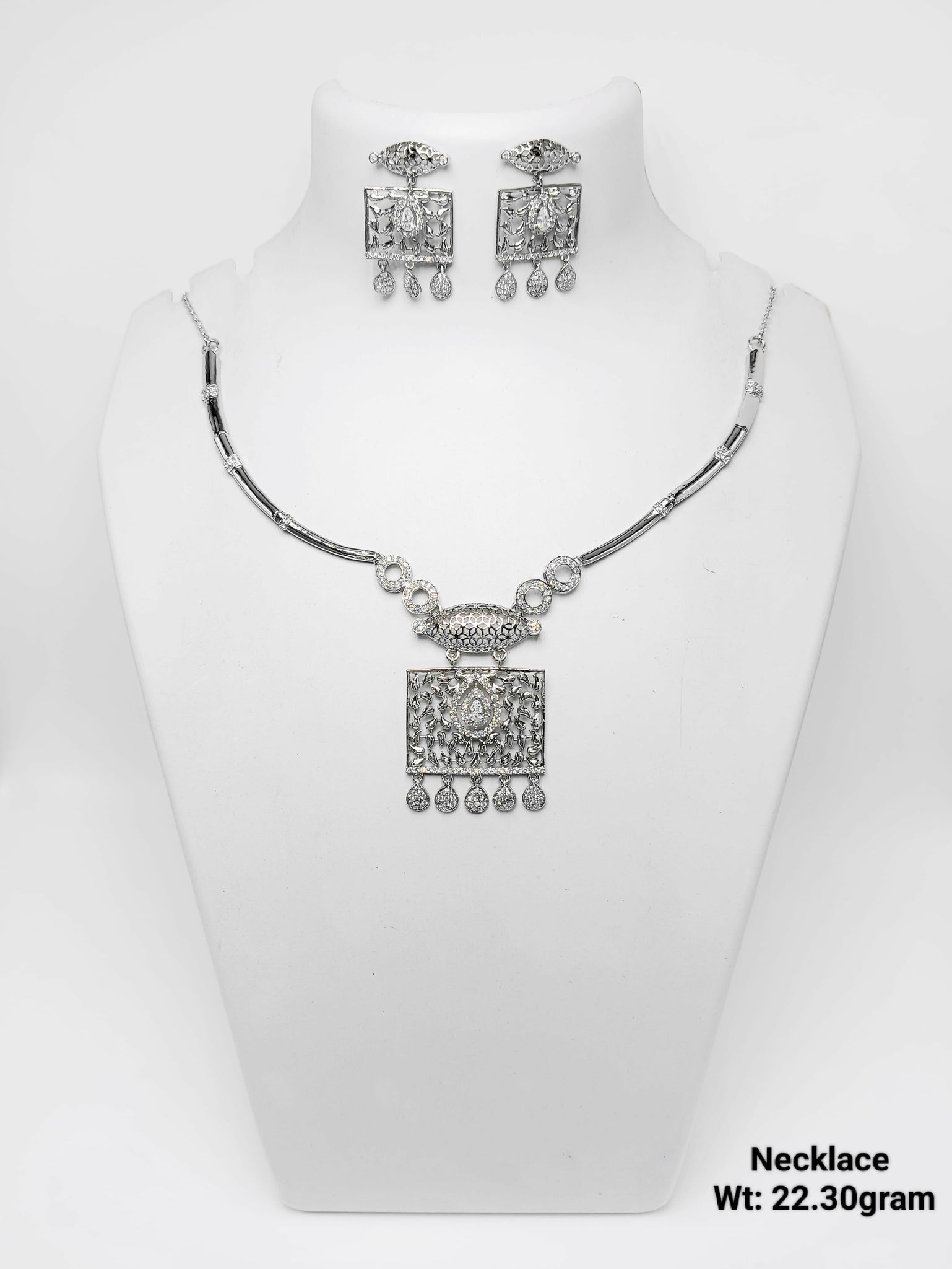 925 Silver Necklace Sarafa Bazar India