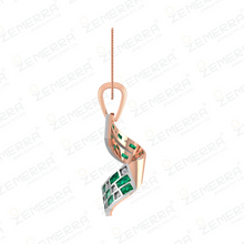 14K Real Gold Diamond Swirl Pendant Set - New Collection Sarafa Bazar India