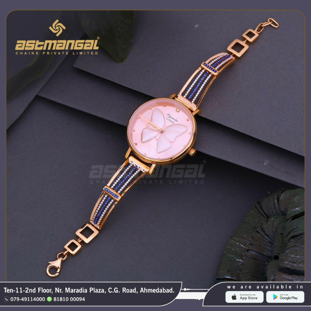 Rose Gold Ladies Watch 1