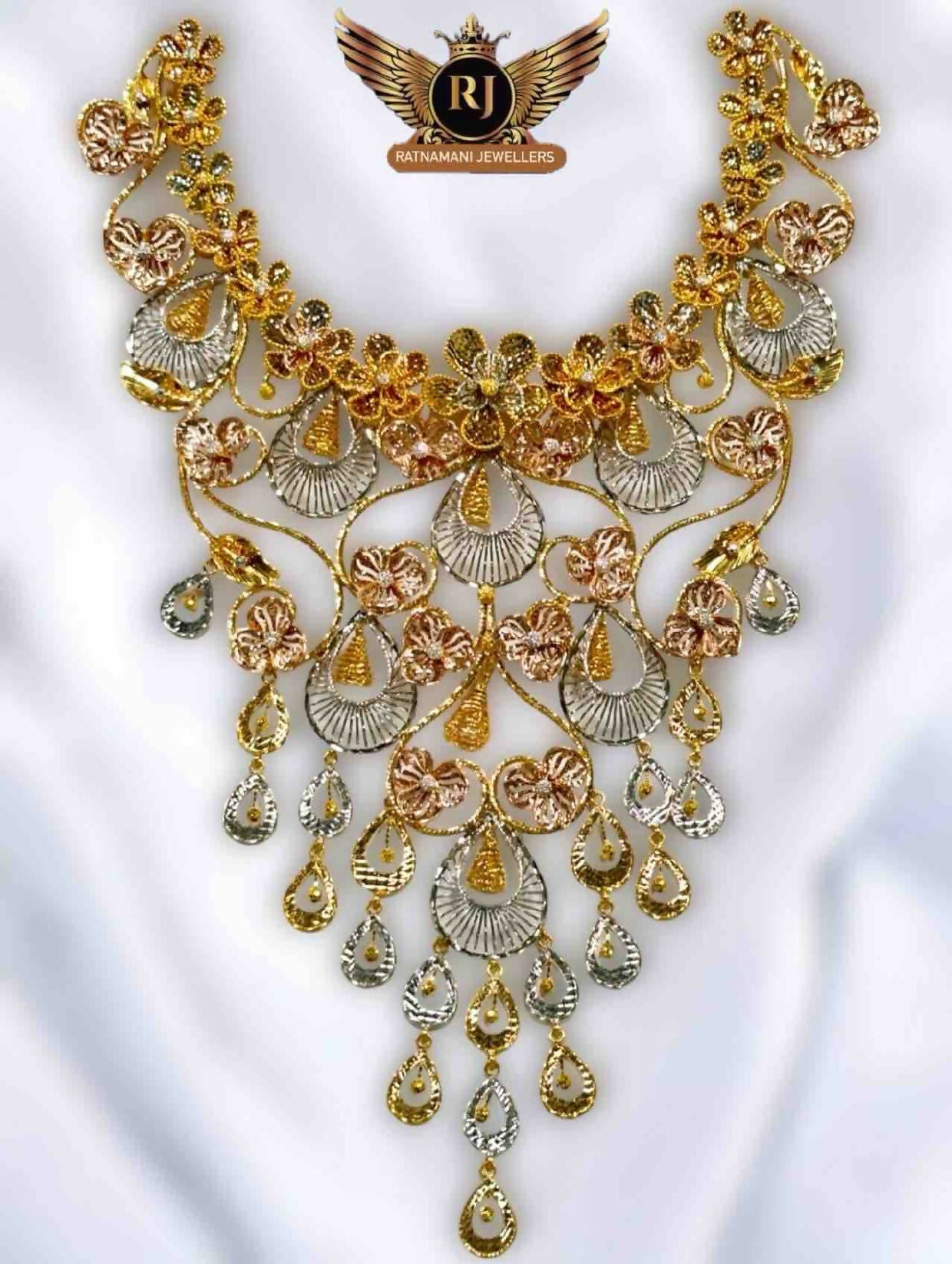 Flora Fusion Necklace Sarafa Bazar India