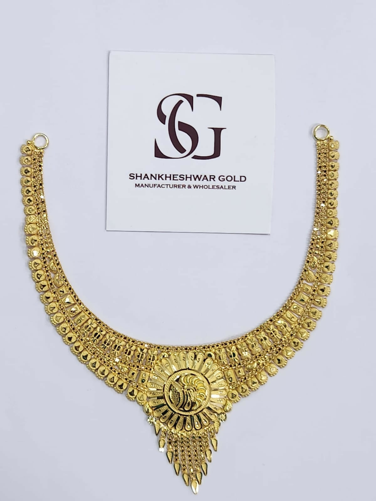 Gold Necklace Sarafa Bazar India