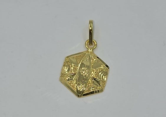 Gold Pendant Sarafa Bazar India