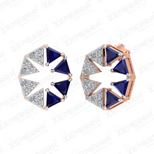 Hot Selling 14K Rose Gold Diamond Pendant Set For Women Sarafa Bazar India