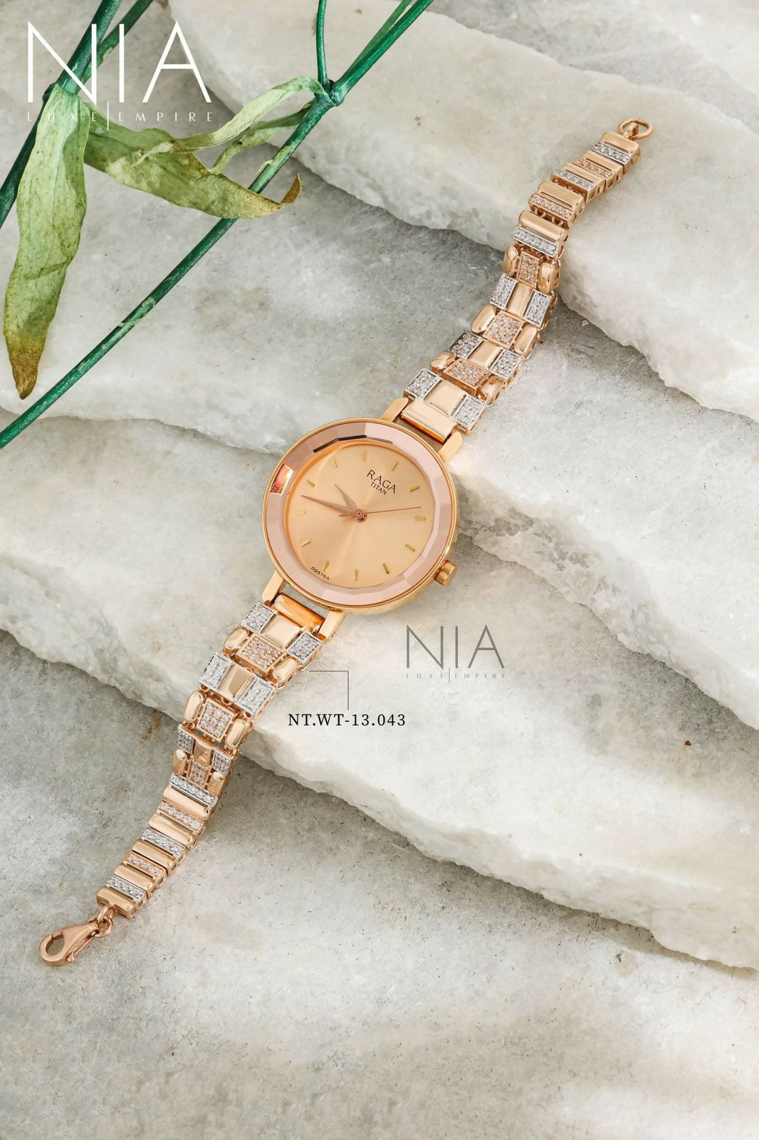 Rose Gold Ladies Watch Sarafa Bazar India