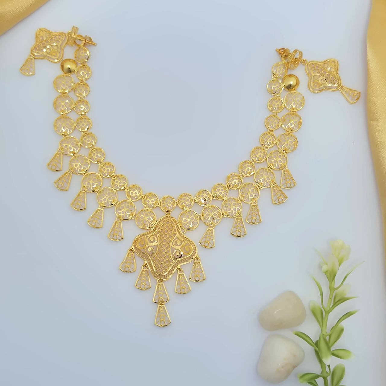 22kt Turkey Necklace Sarafa Bazar India