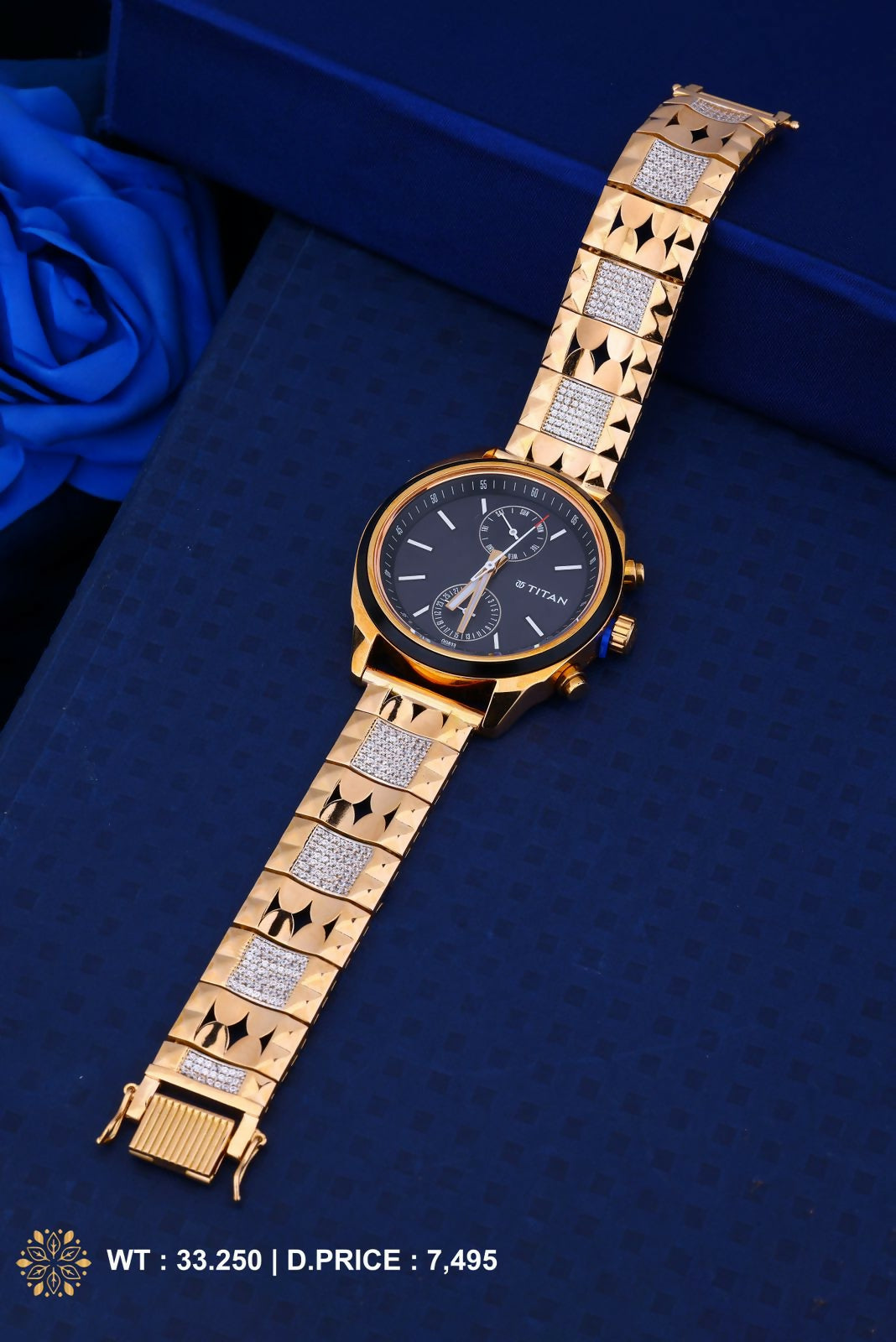 Rose Gold Gents Watch Sarafa Bazar India