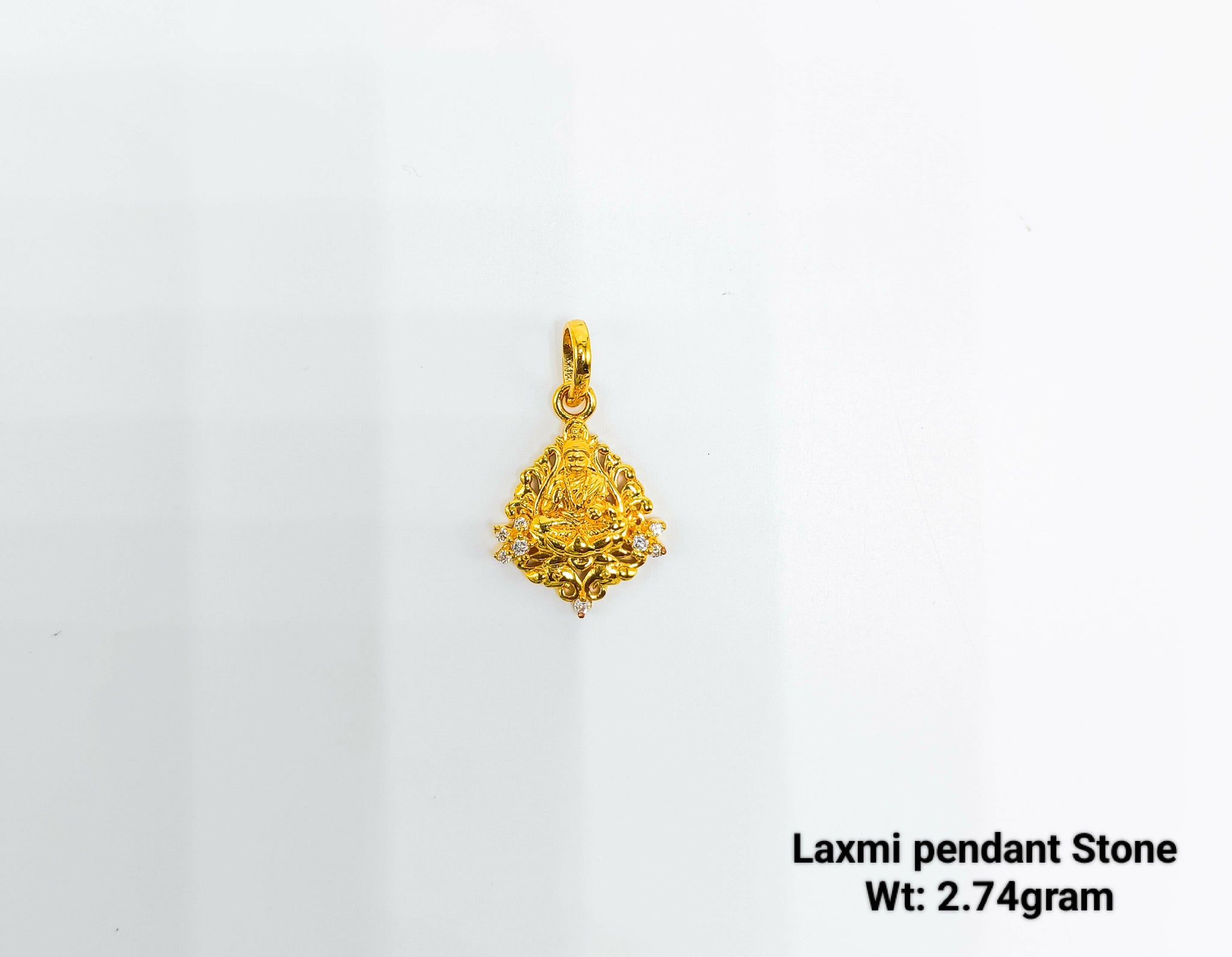 Laxmi Pendant Stone Sarafa Bazar India