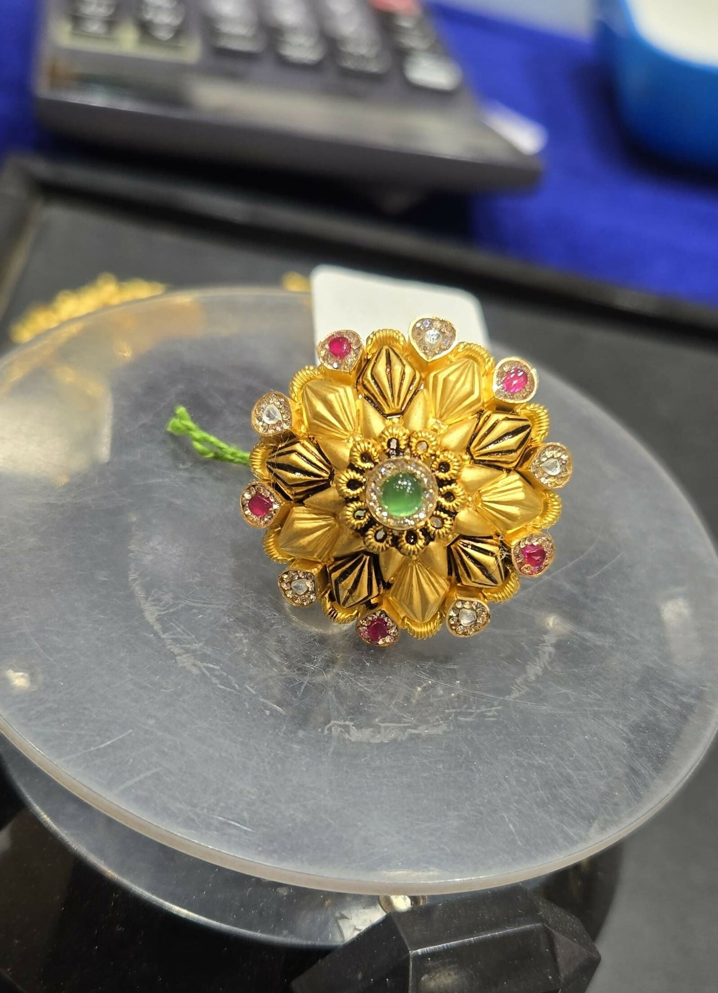 Gold Ladies Ring Sarafa Bazar India