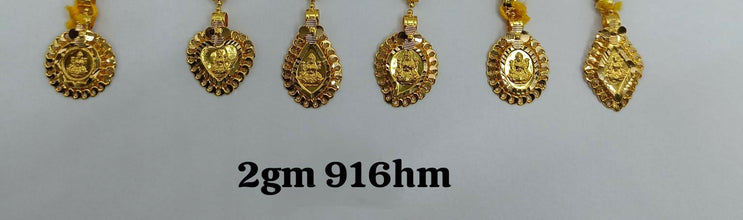 22kt God Pendants Sarafa Bazar India