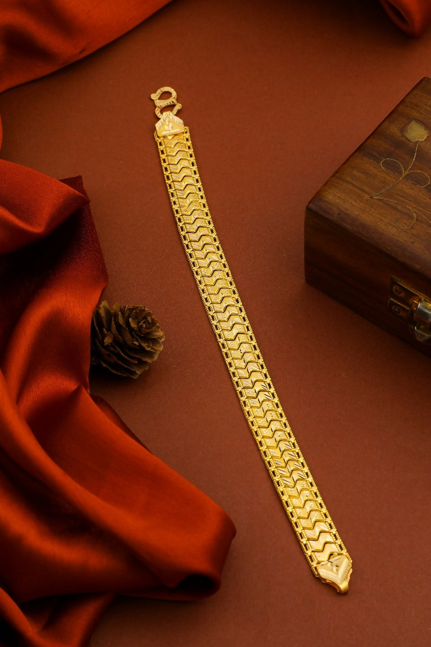 Gold Gents Bracelets Sarafa Bazar India