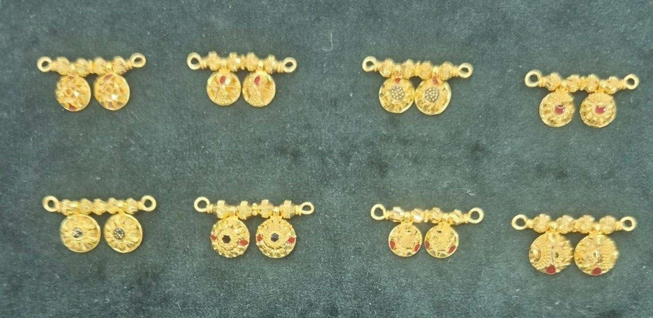 Gold Mangalsutra Pendants Sarafa Bazar India