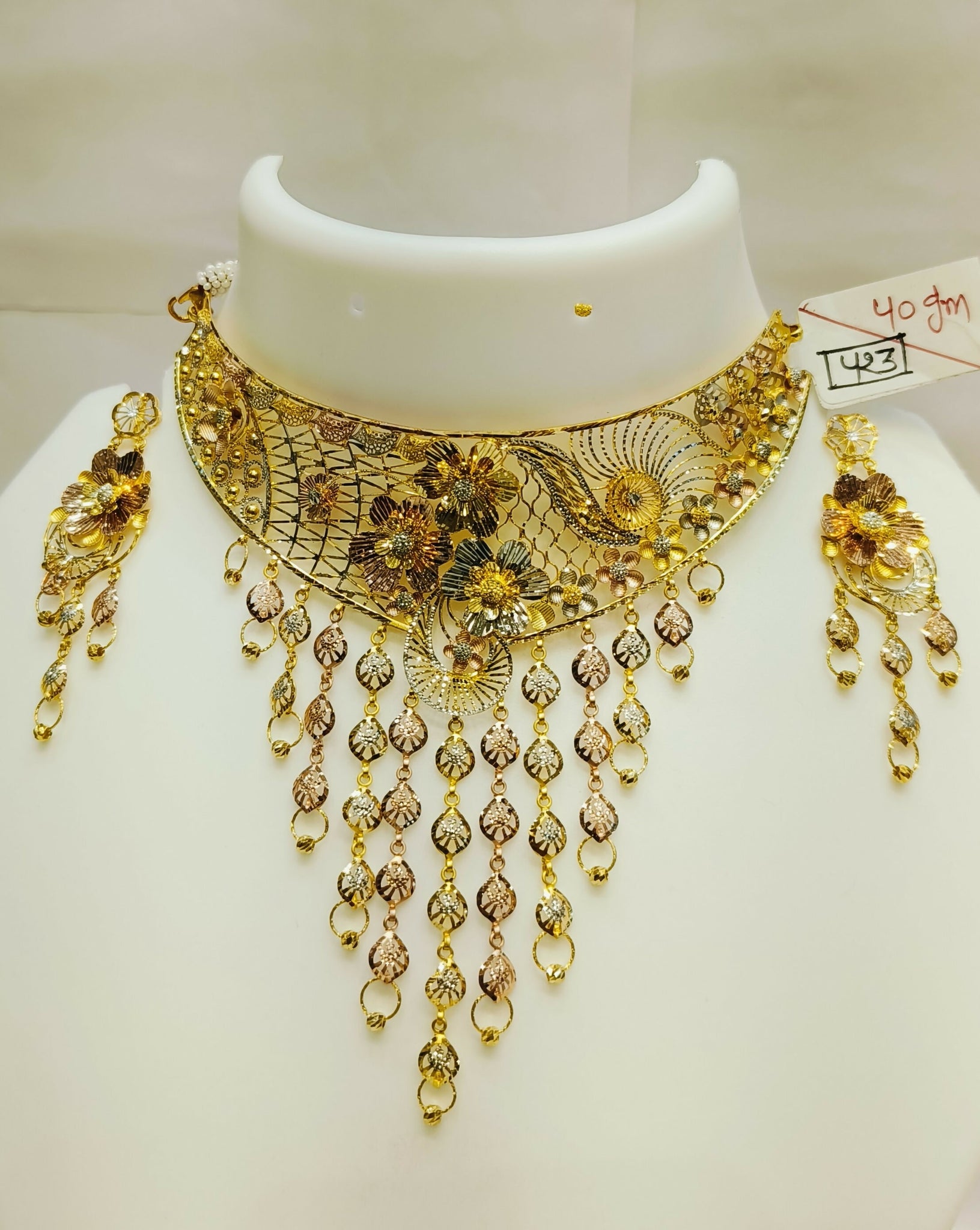 Flora Fusion Choker Sarafa Bazar India