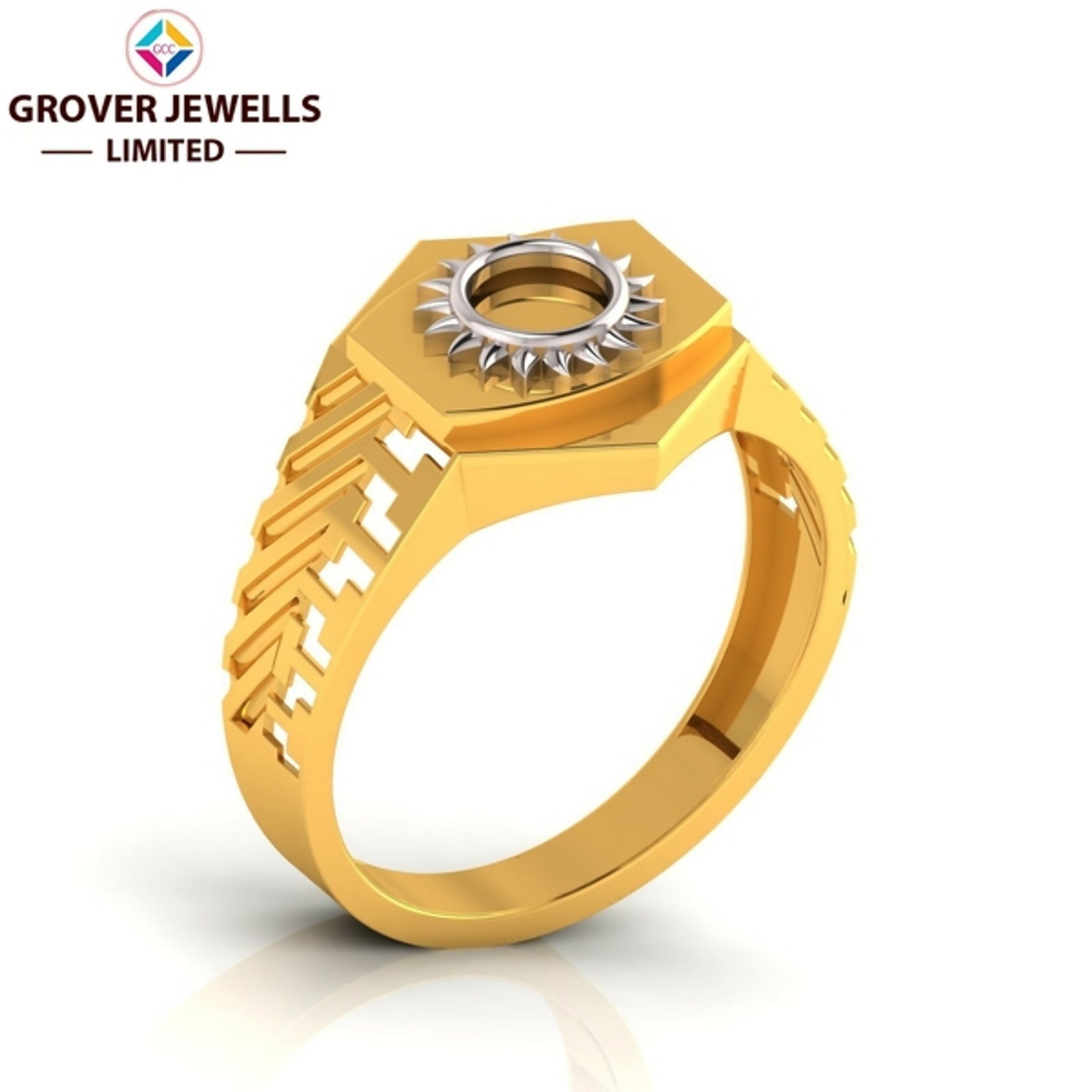 PAPER CASTING GENTS RING (PCGR-177) Sarafa Bazar India