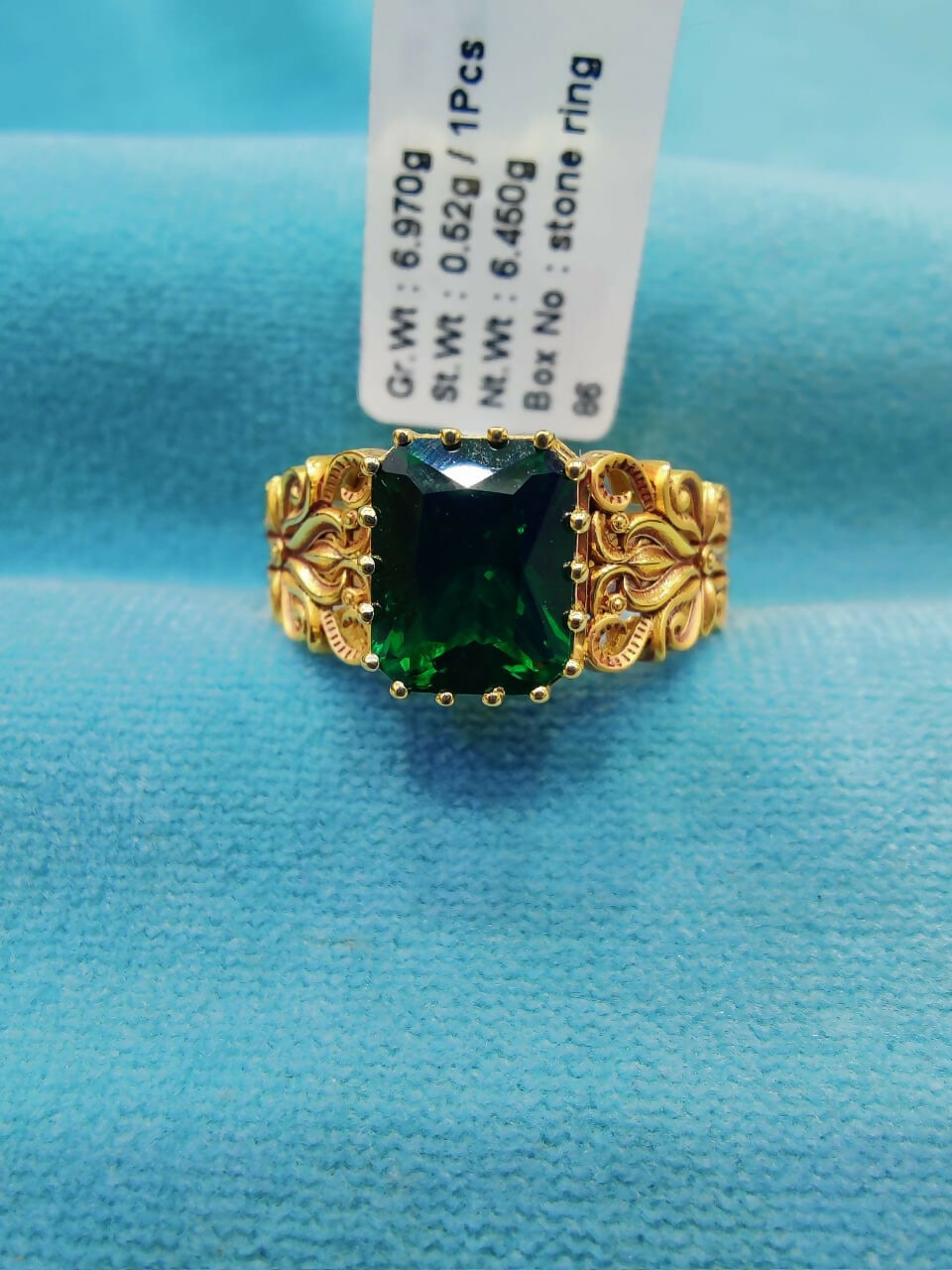 Antique Stone Ladies Ring Sarafa Bazar India