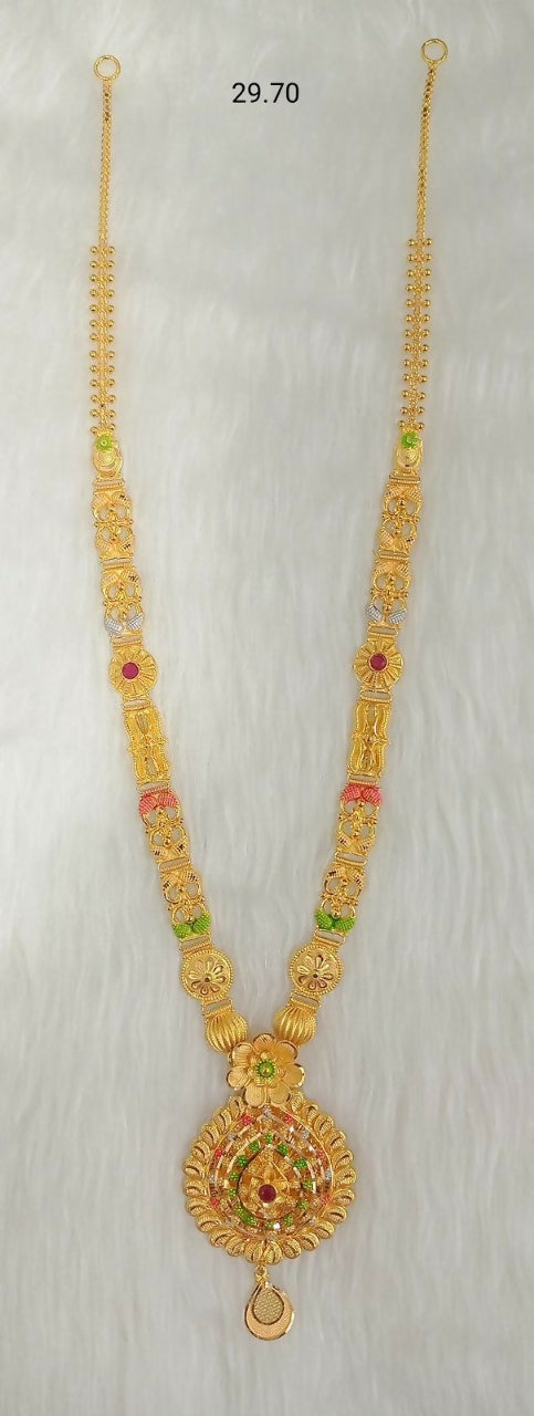 Gold Long Set Sarafa Bazar India