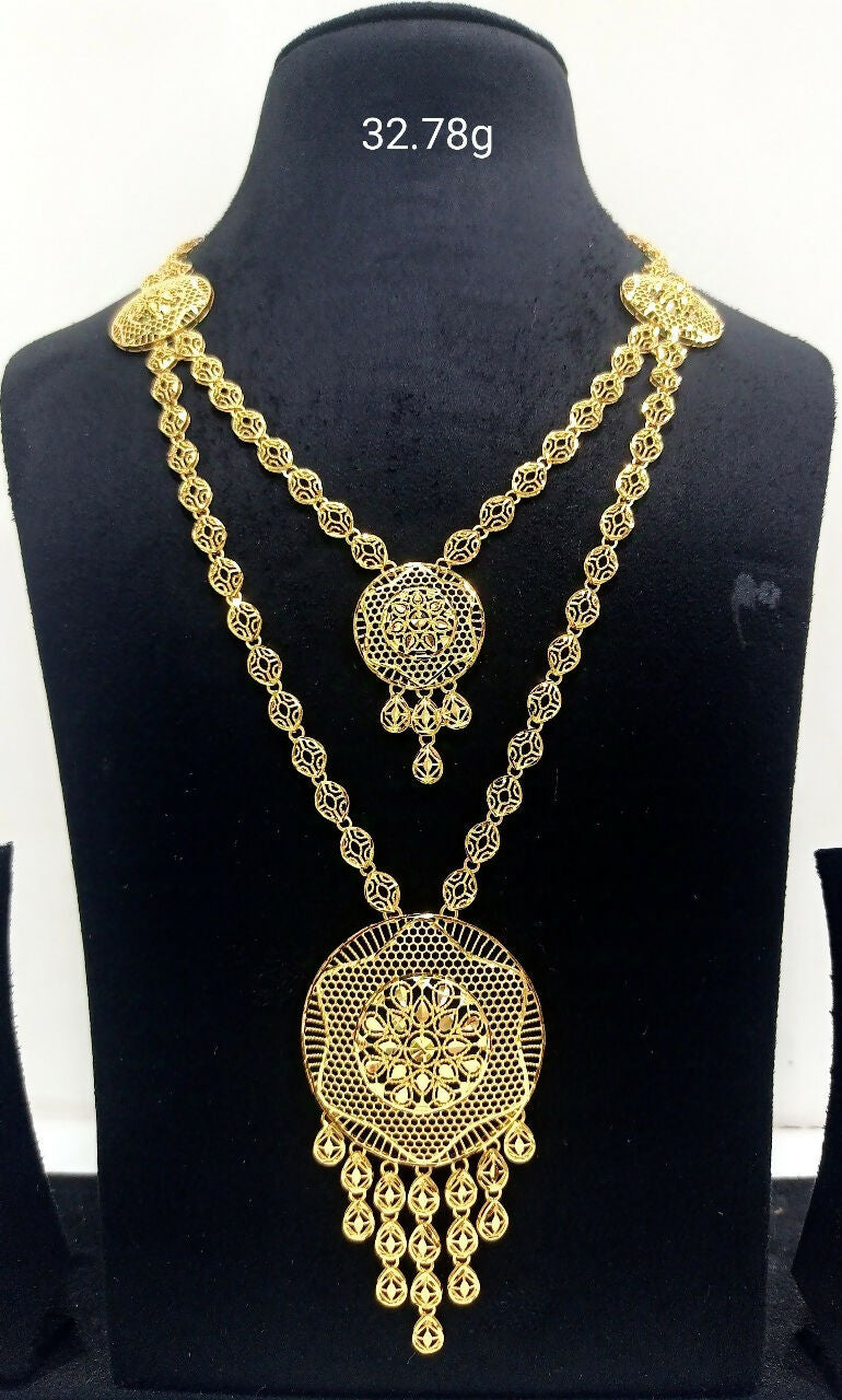 Turkey Necklace & Long Set Sarafa Bazar India