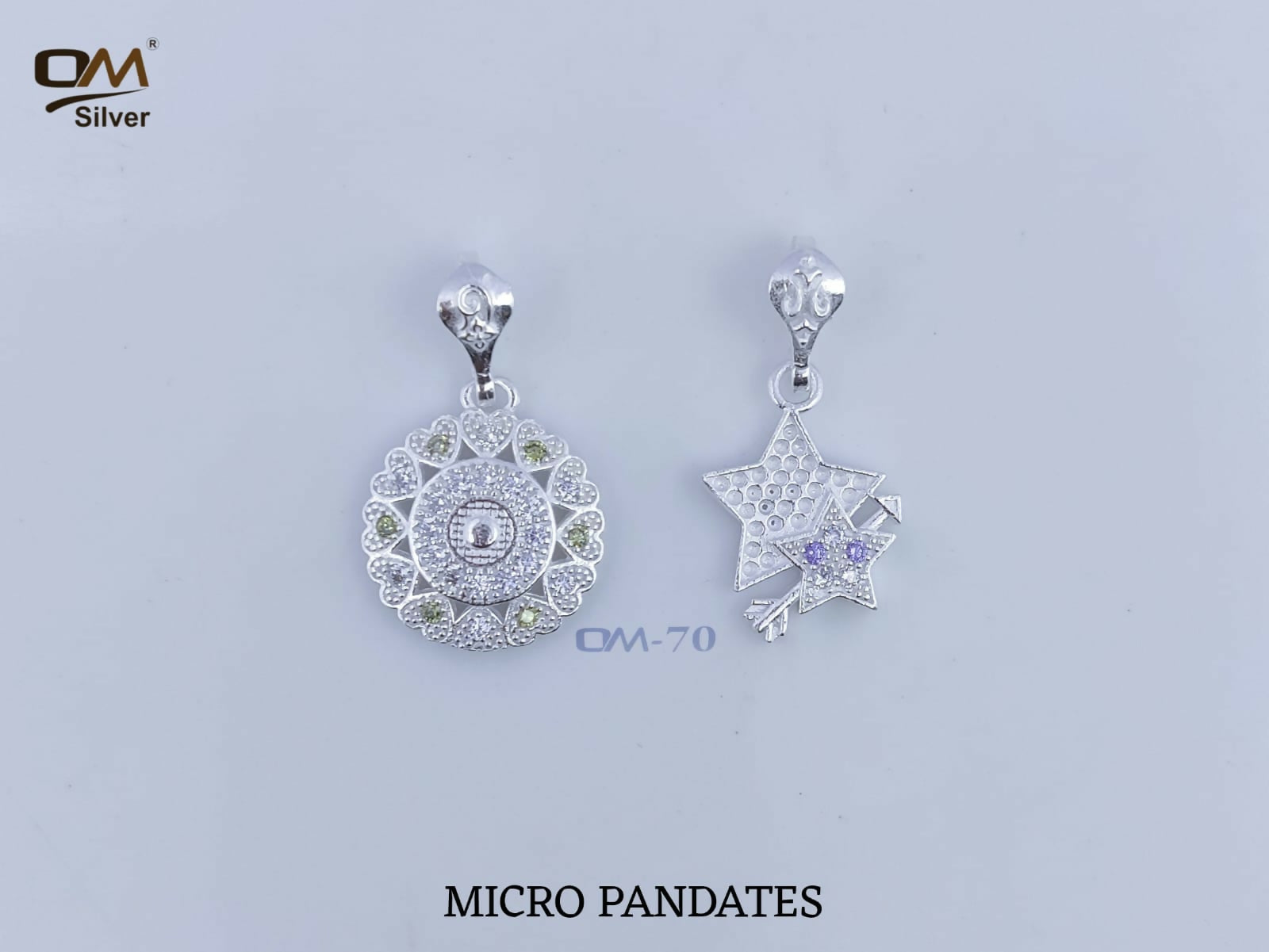 Silver Micro Pendants Sarafa Bazar India