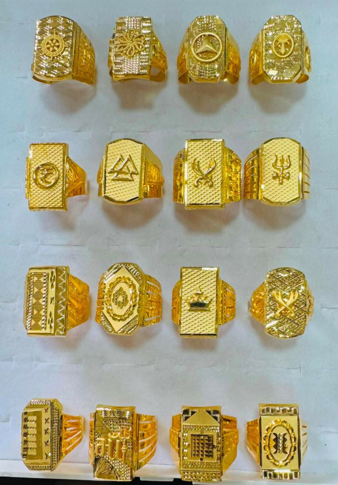 Gold Gents Rings Sarafa Bazar India
