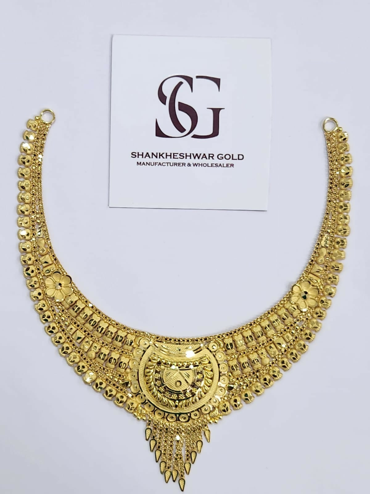 Gold Necklace Sarafa Bazar India