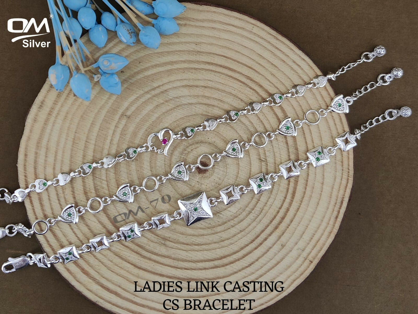 Ladies Link Casting CS Bracelet Sarafa Bazar India