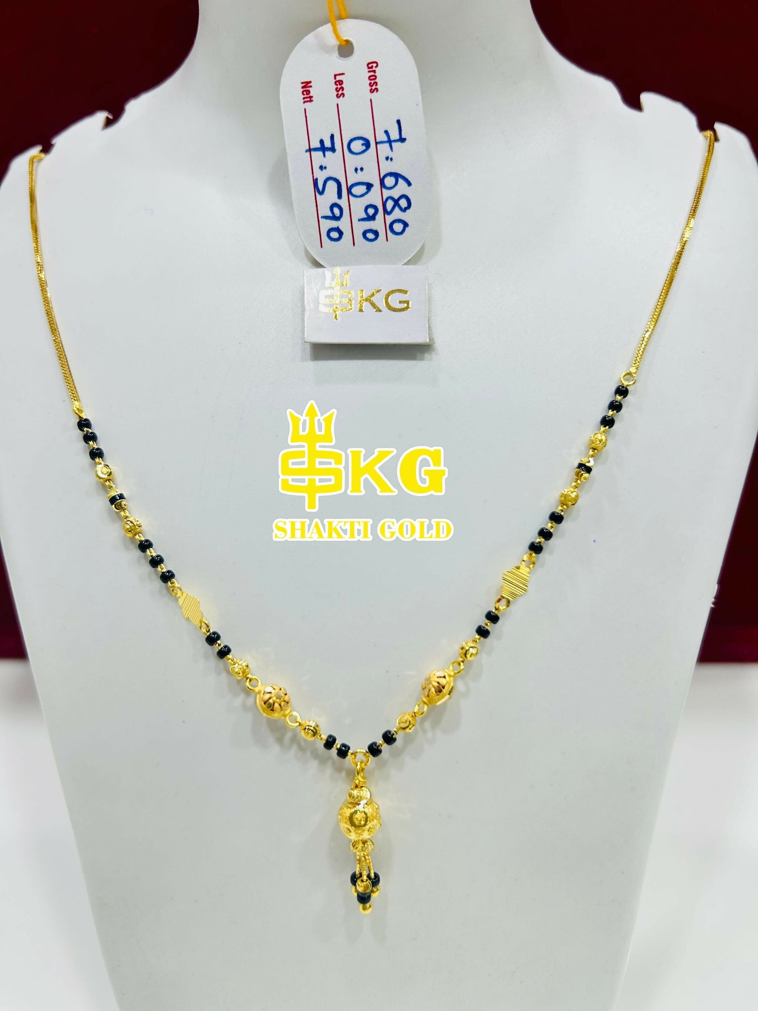 Gold Mangalsutra Sarafa Bazar India