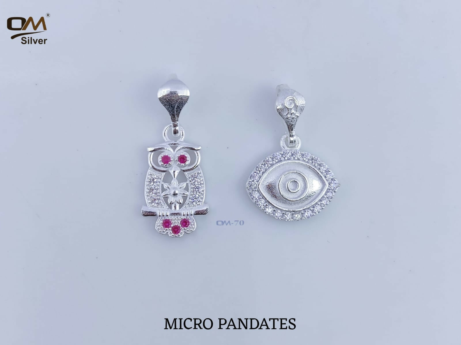 Silver Micro Pendants Sarafa Bazar India