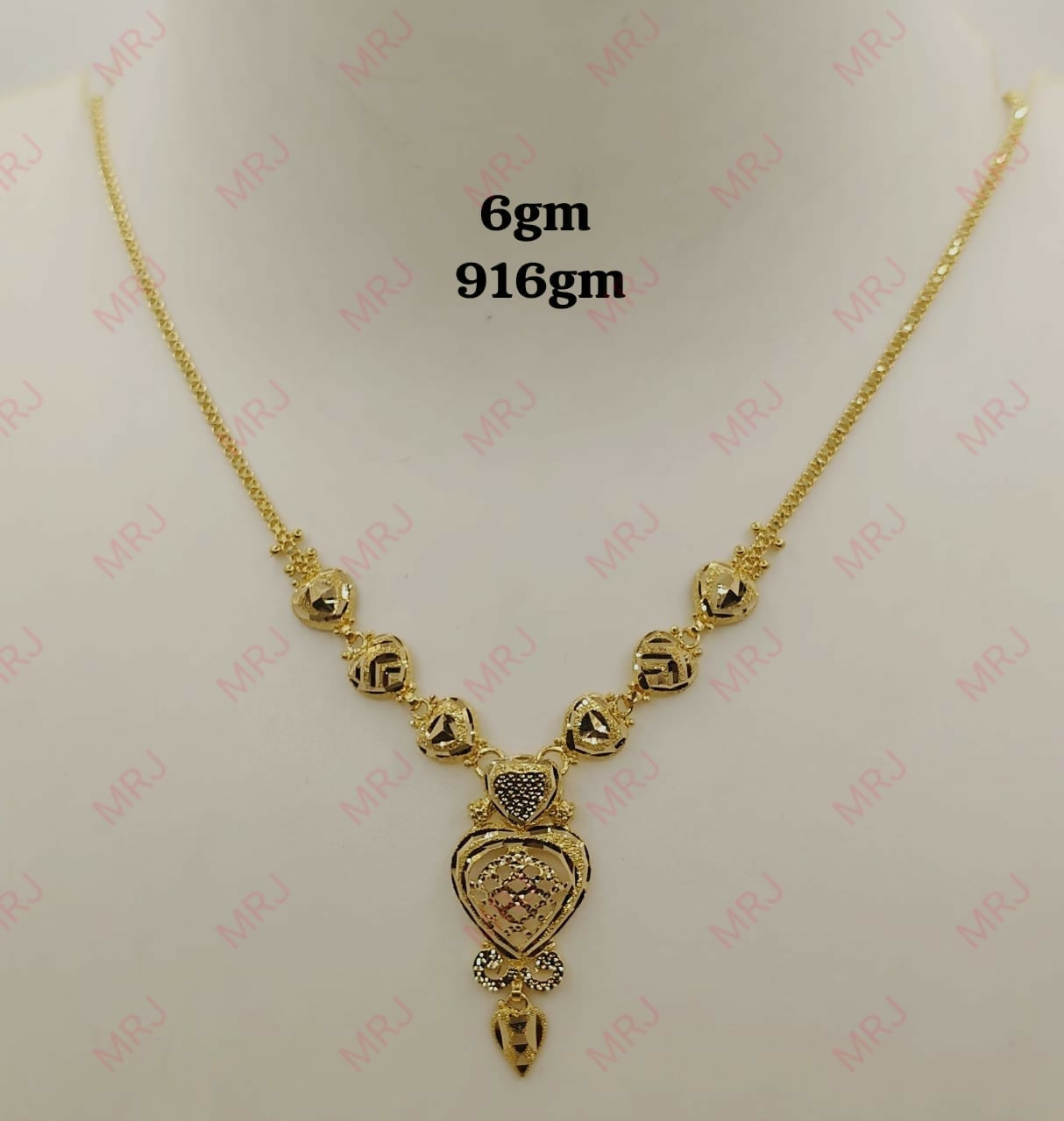 22kt Turkey Necklace Sarafa Bazar India