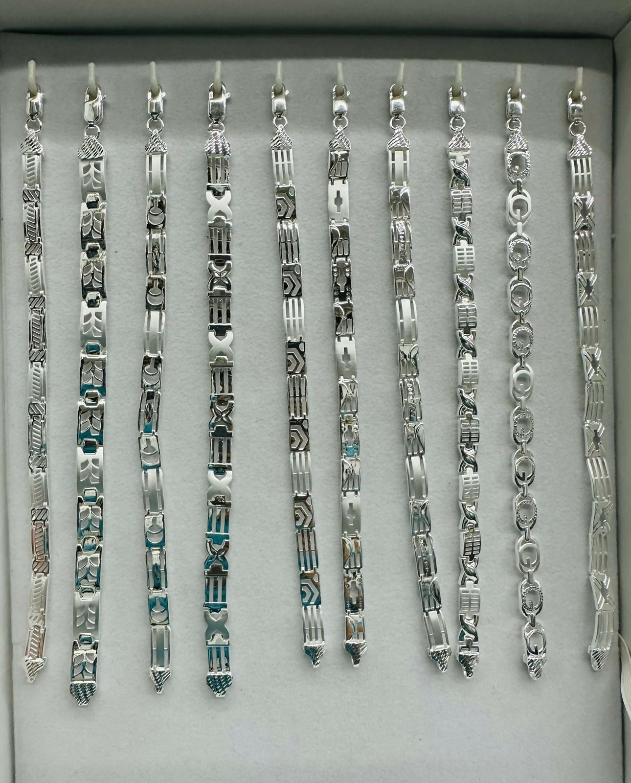 925 Silver Gents Bracelets Sarafa Bazar India