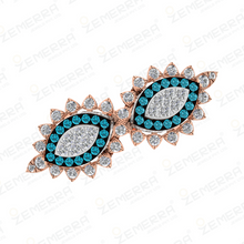 14K Rose Gold Diamond Engagement Rings Sarafa Bazar India