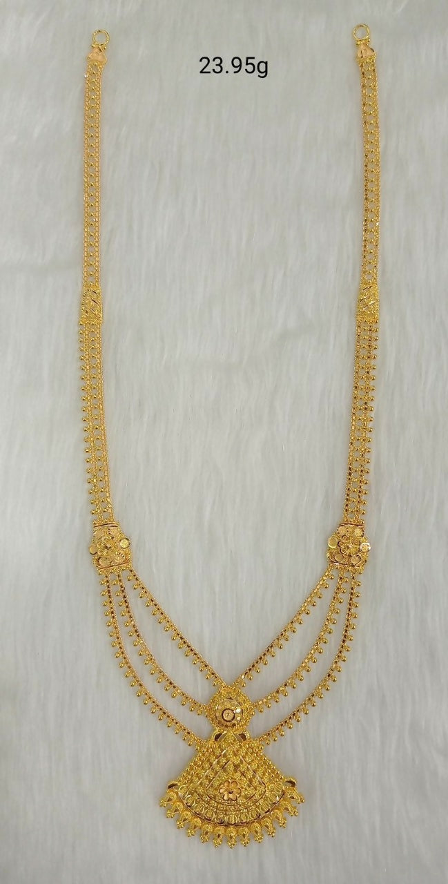 Gold Long Set Sarafa Bazar India