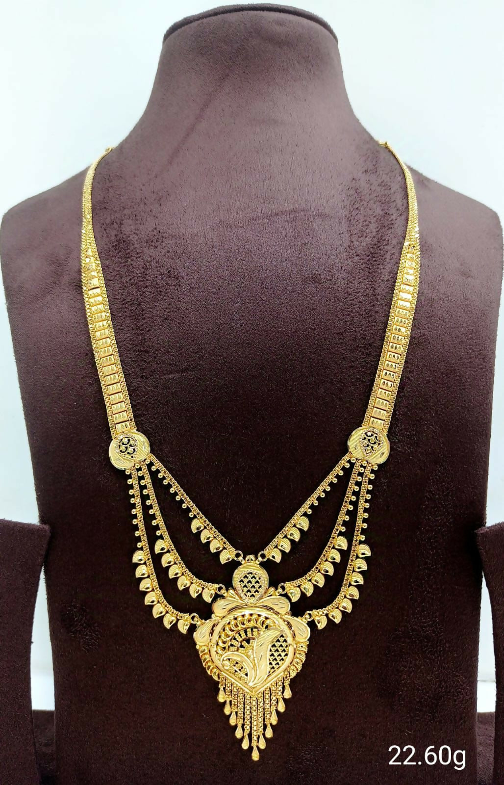 Gold Long Set Sarafa Bazar India