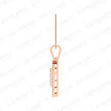 14K Rose Gold Diamond Stylish Pendant Sets Sarafa Bazar India