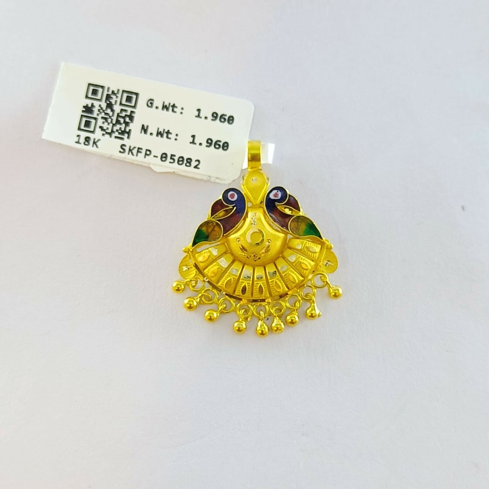 Gold Ladies Pendant Sarafa Bazar India