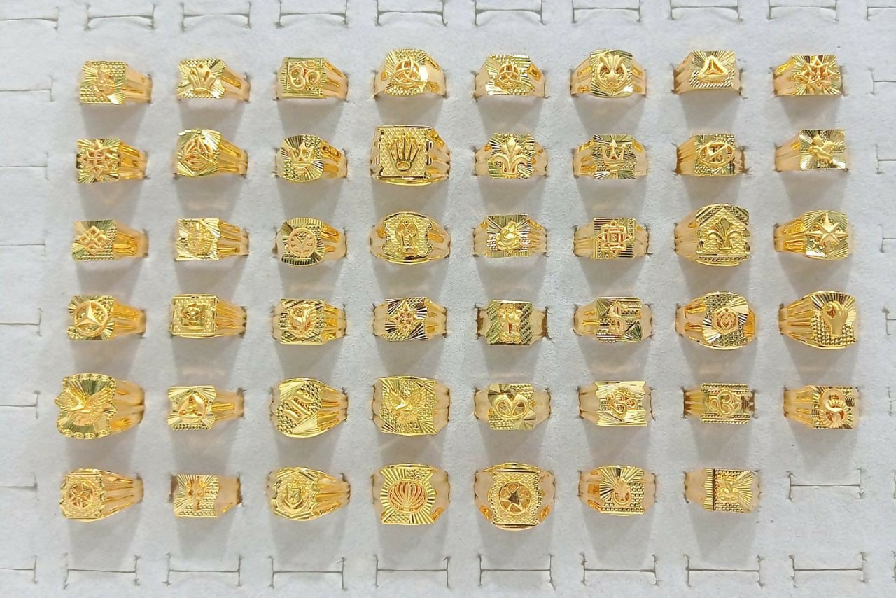 Gold Gents Rings Sarafa Bazar India