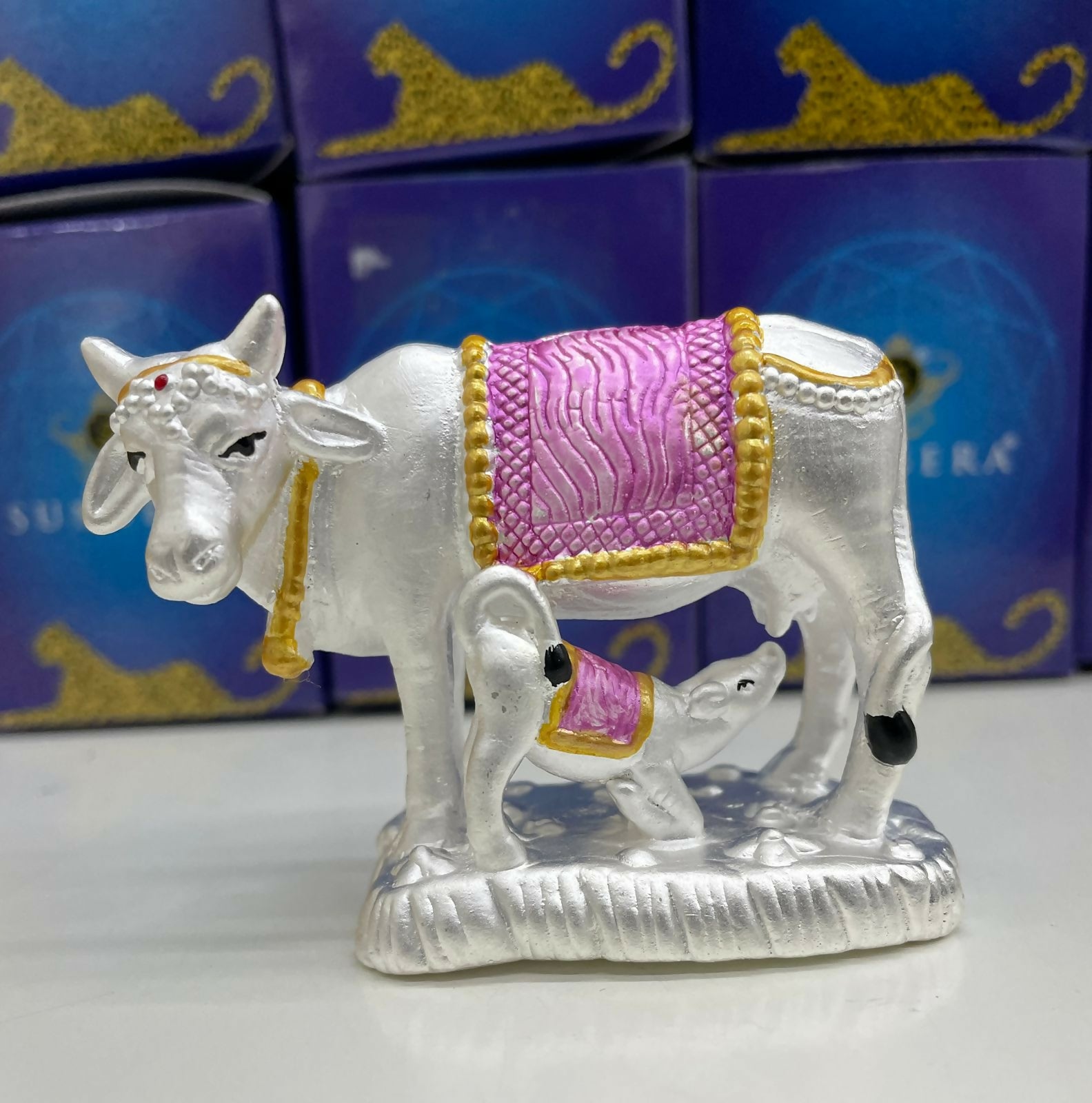 925 Silver Cow Sarafa Bazar India